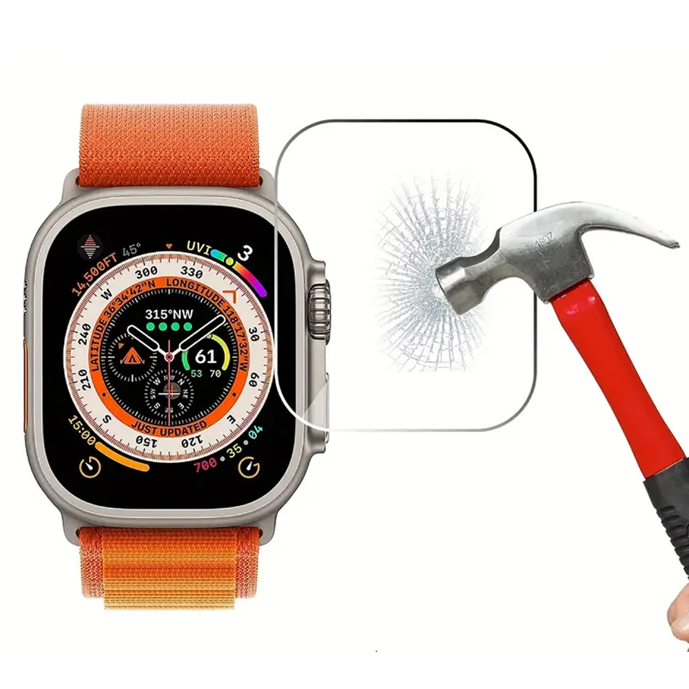 Apple Watch Band - Tempered Glass For Apple Watch Ultra