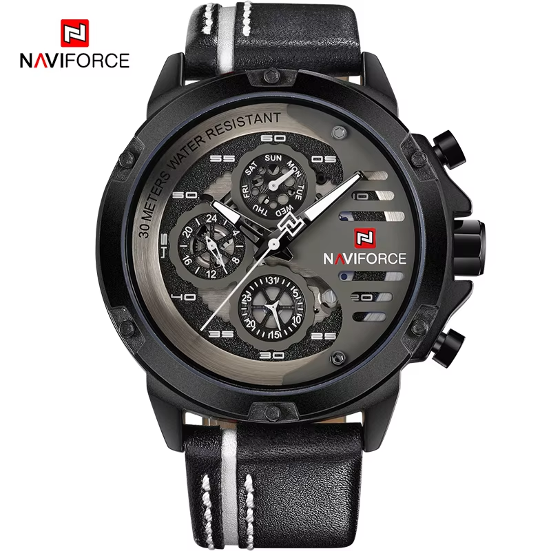 Smartwatch Luxury Watches For Men - NAVIFORCE New Men's Sports Military Watch