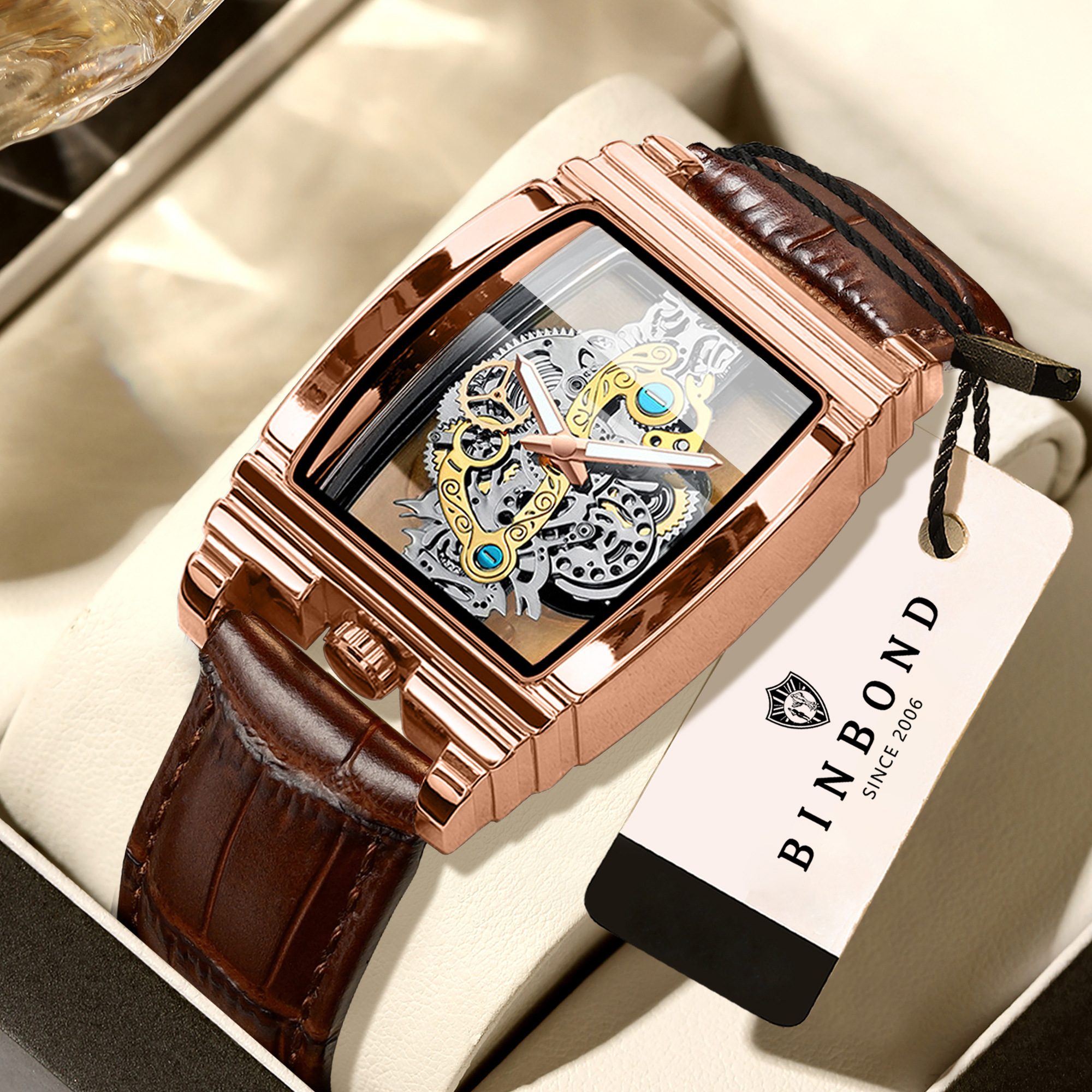 Smartwatch Luxury Watches For Men - BINBOND Luxury quartz wristwatches for men