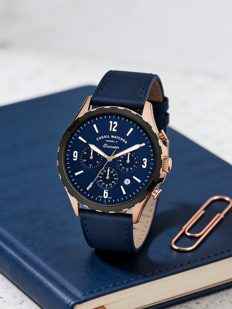 Fossil Watches Smartwatch Gold - Fossil Men's Watch FS5814 Forrester Chronograph
