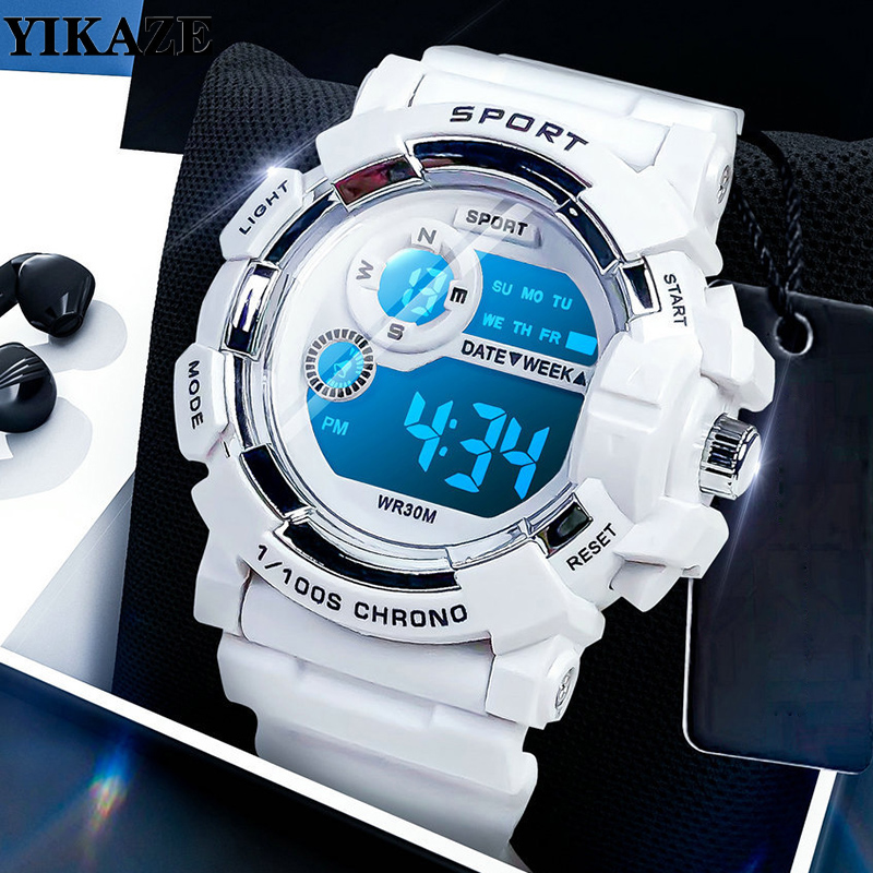 Smartwatch Watches For Kid Boy - YIKAZE Kids Watches Fashion Luminous Waterproof