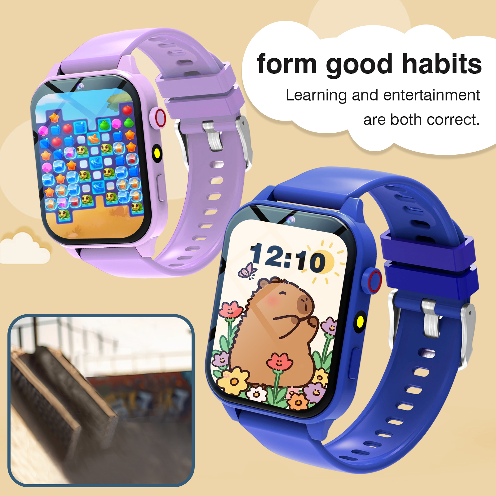 Smartwatch Watches For Kid Boy - Kids′s Smart Watch 18 Games Camera