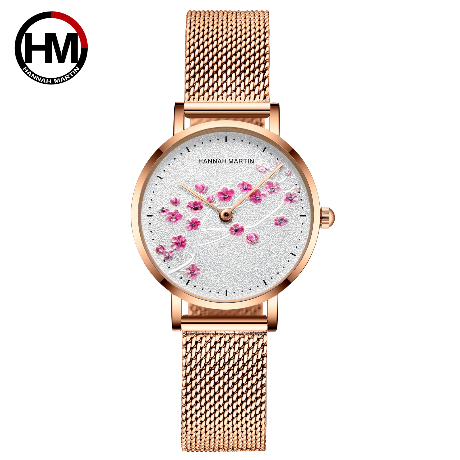 Anti-Magnetic Watch - HANNAH MARTIN Women Watch 1324 Plum