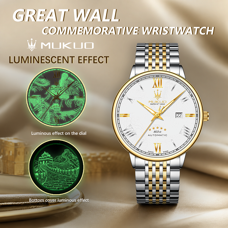 Smartwatch Luxury Watches For Men - MUKUO Luxury Men Quartz Watch Great