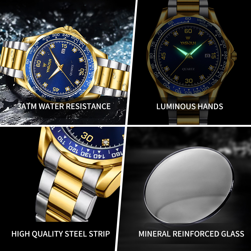 Original Quartz Watch for Men  - огляд і ціна Smartwatch Luxury Watches For Men