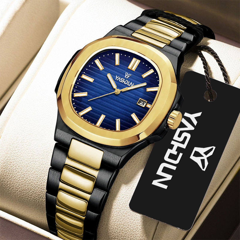 Fashion Square Quartz Man Cloc - огляд і ціна Smartwatch Luxury Watches For Men