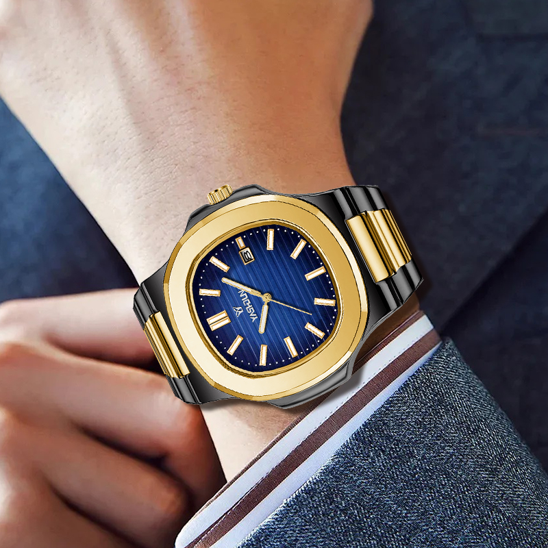 Fashion Square Quartz Man Cloc - огляд і ціна Smartwatch Luxury Watches For Men