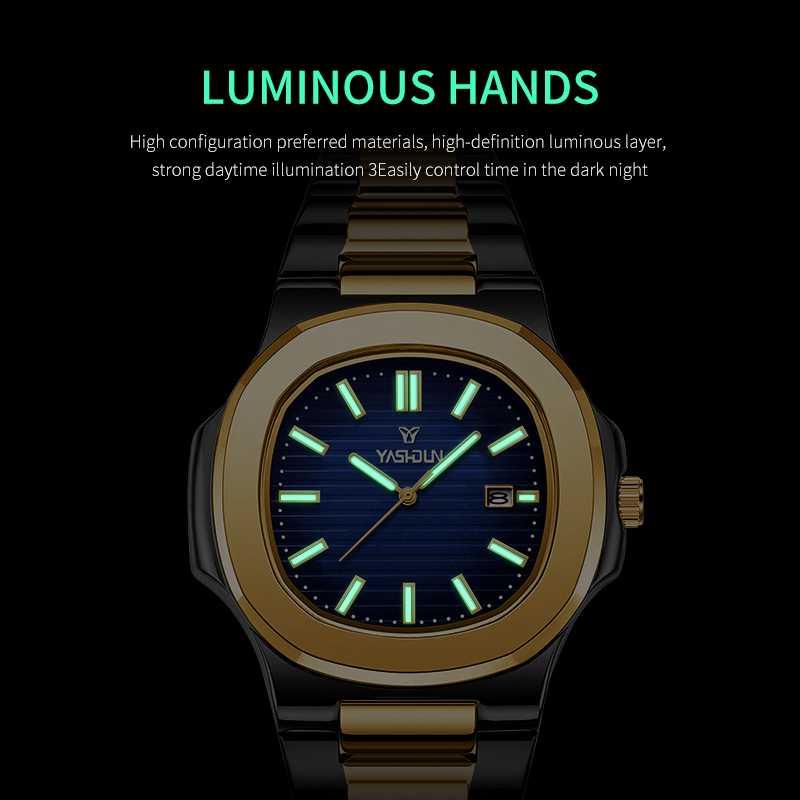 Fashion Square Quartz Man Cloc - огляд і ціна Smartwatch Luxury Watches For Men