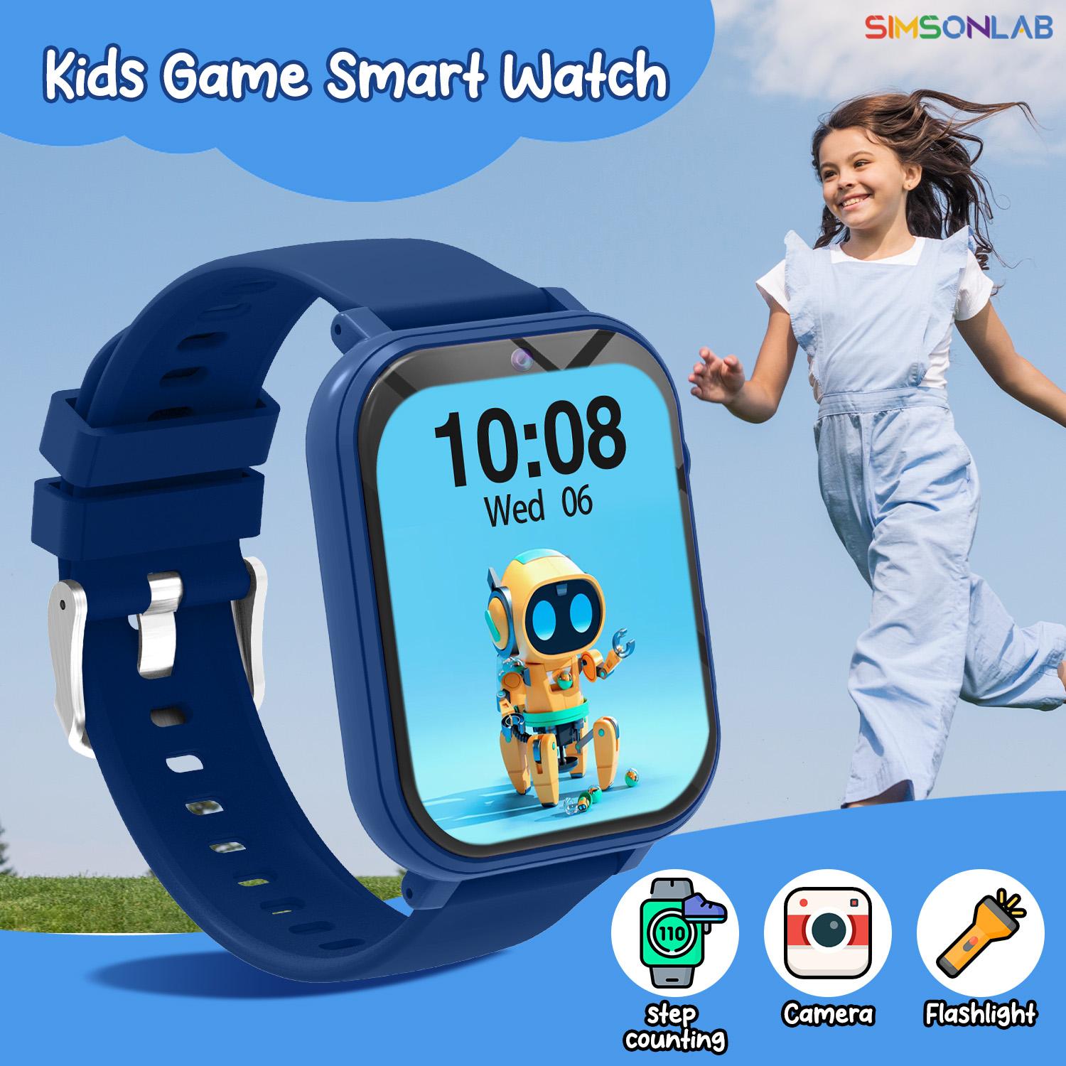 Kids Smart Watch Games Camera  - огляд і ціна Smartwatch Watches For Kid Boy Waterproof
