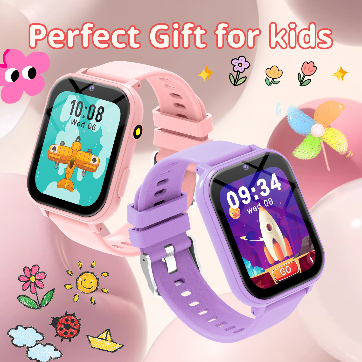 Kids Smart Watch Games Camera  - огляд і ціна Smartwatch Watches For Kid Boy Waterproof