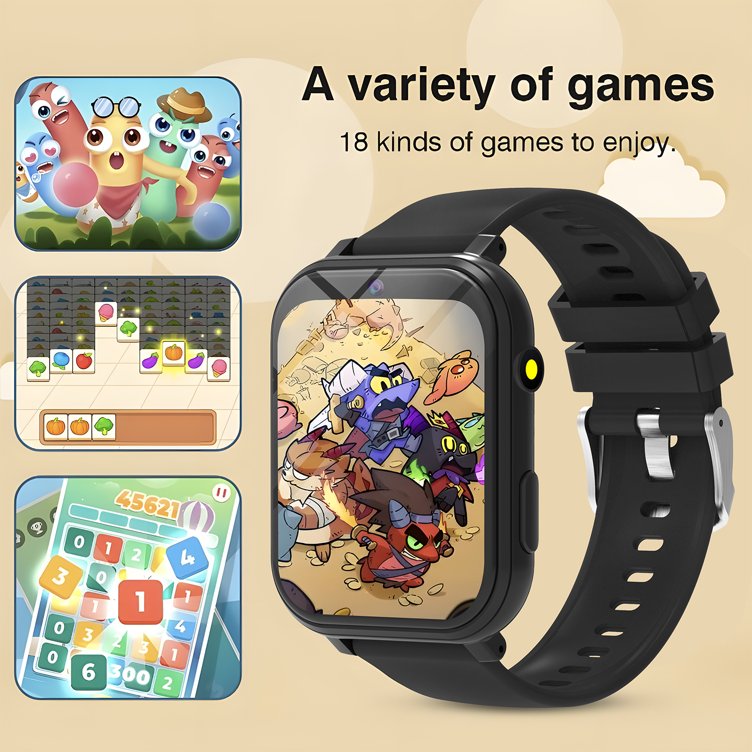 Kids Smart Watch Games Camera  - огляд і ціна Smartwatch Watches For Kid Boy Waterproof