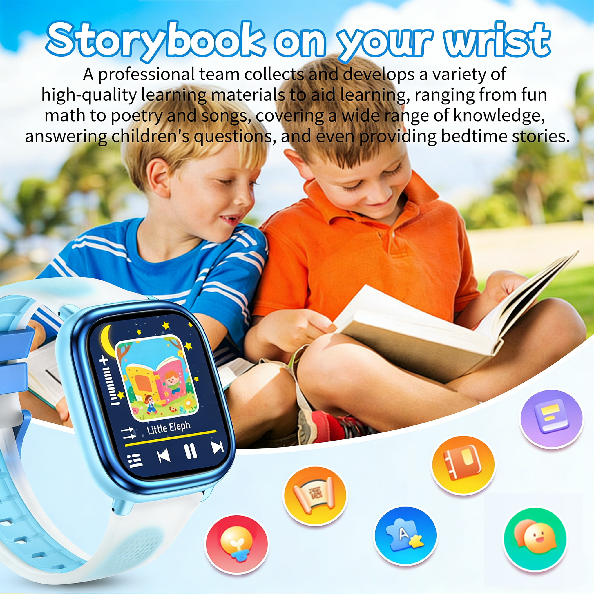 Kids Learning Smart Watch IP68 - огляд і ціна Smartwatch Health Watches