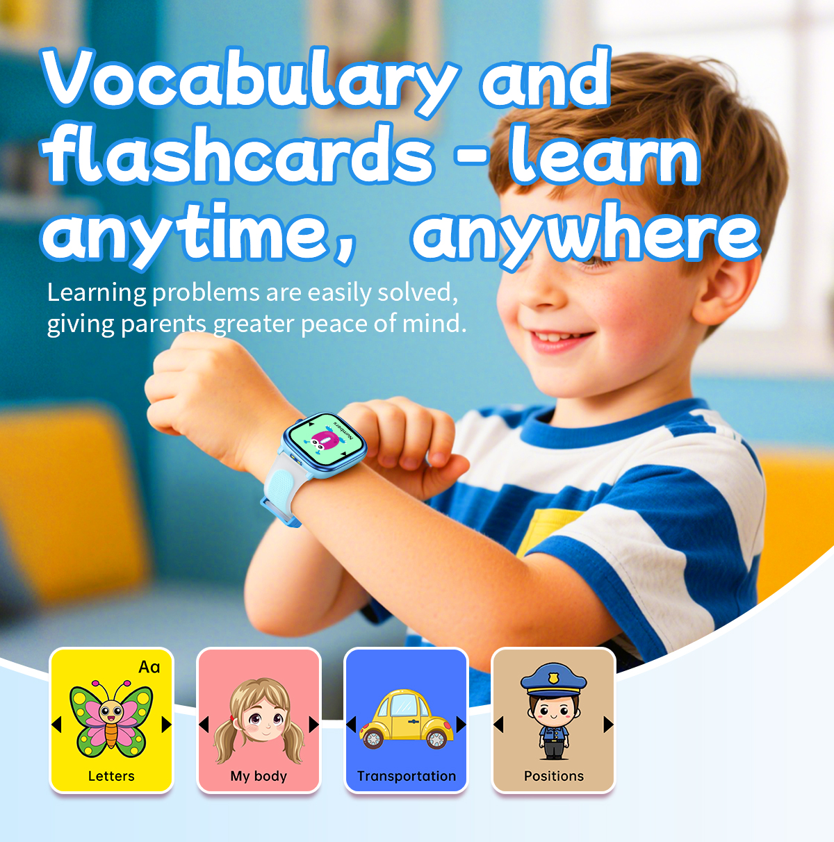 Kids Learning Smart Watch IP68 - огляд і ціна Smartwatch Health Watches