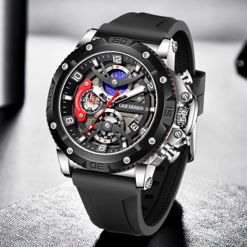 LIGE Top Brand Luxury Men Watc - огляд і ціна Smartwatch Luxury Watches For Men