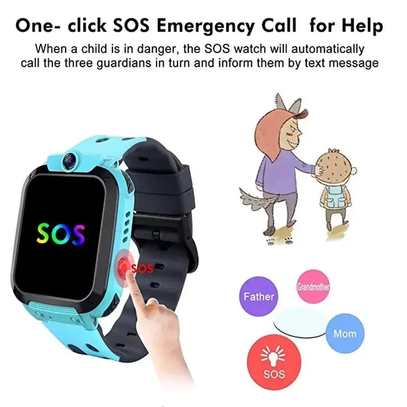 Lenovo Kids SOS GPS Location C - огляд і ціна Smartwatch Watches For Kid Boy