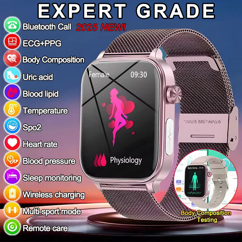 2025 New ECG+PPG Monitoring Sm - огляд і ціна Smartwatch Health Watches For Women