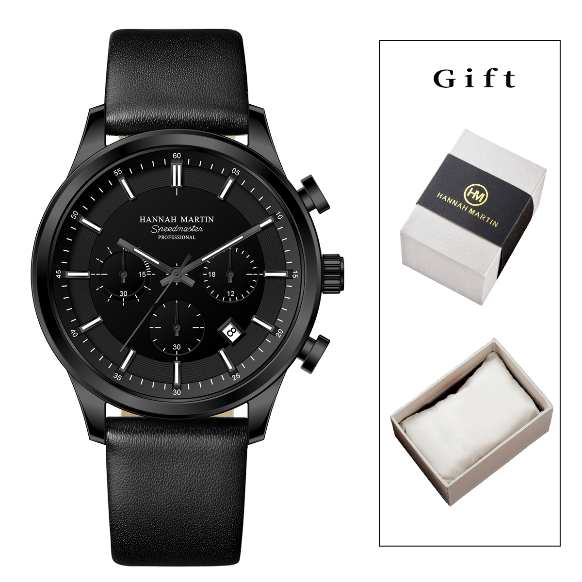 Hannah Martin Men Gift Box Men - огляд і ціна Anti-Magnetic Watch