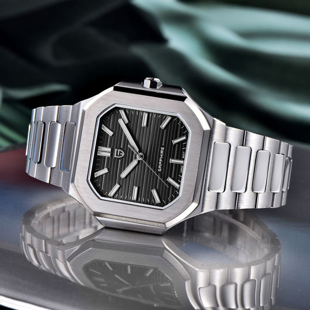 PAGANI DESIGN Fashion Square B - огляд і ціна Anti-Magnetic Watch