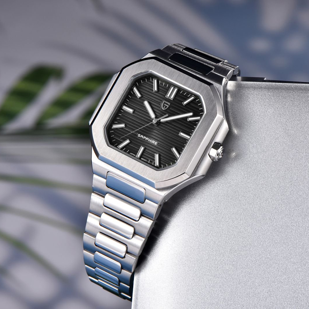 PAGANI DESIGN Fashion Square B - огляд і ціна Anti-Magnetic Watch
