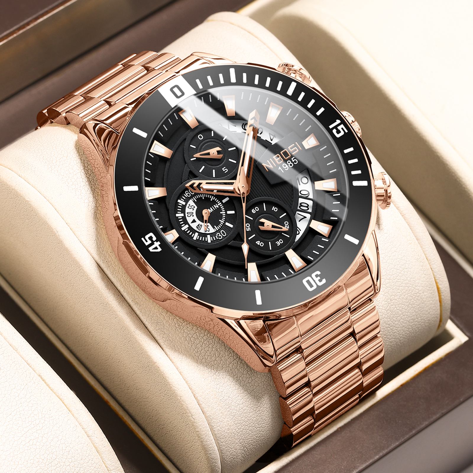 NIBOSI New Men's Watches Top B - огляд і ціна Anti-Magnetic Watch