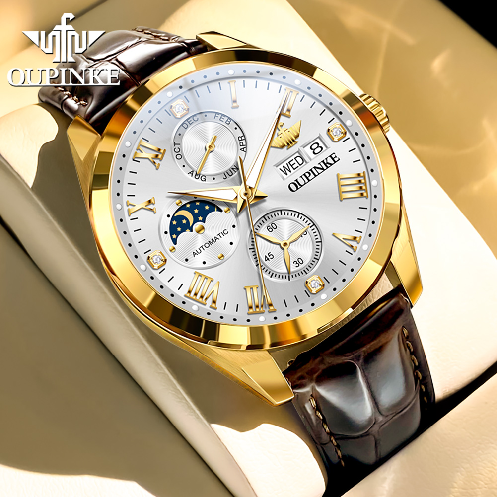 OUPINKE Men's Watches Casual F - огляд і ціна Anti-Magnetic Watch