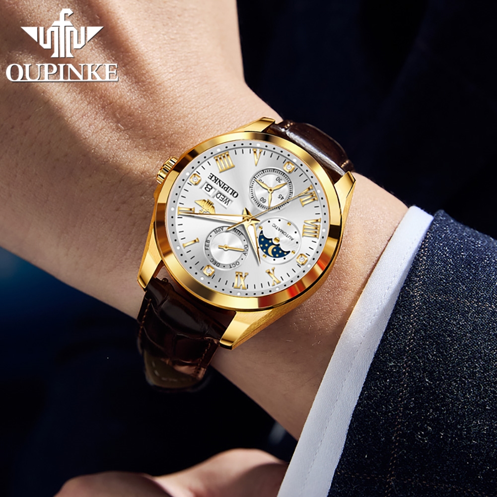 OUPINKE Men's Watches Casual F - огляд і ціна Anti-Magnetic Watch