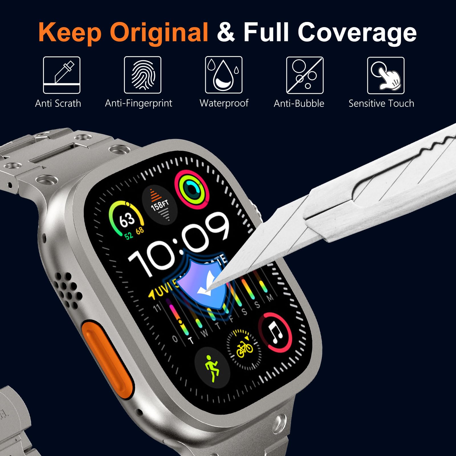 Tempered Glass for Apple Watch - огляд і ціна Apple Watch Band