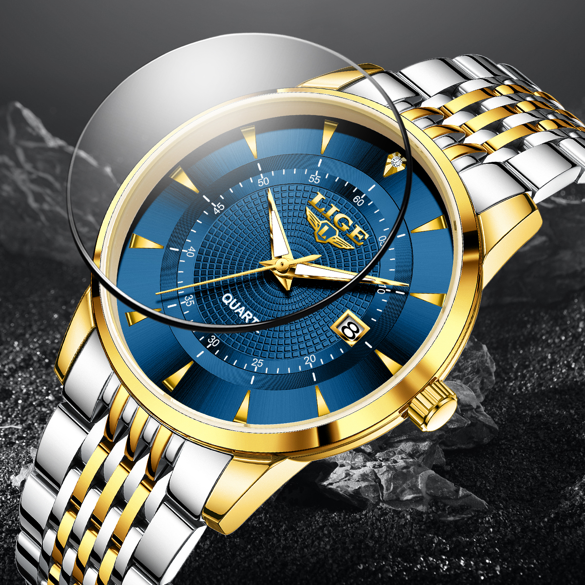 LIGE New 2025 Luxury Man Watch - огляд і ціна Anti-Magnetic Watch