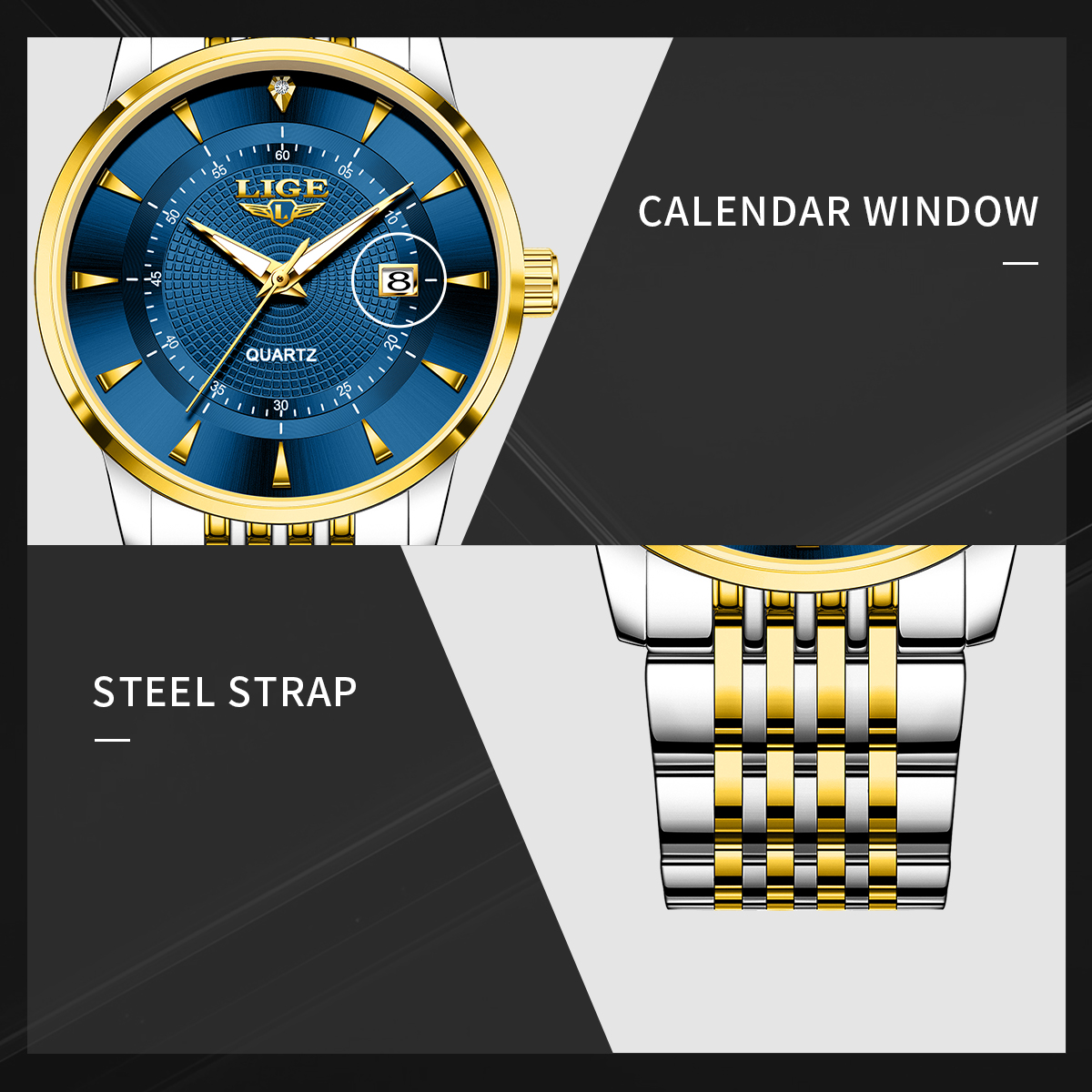 LIGE New 2025 Luxury Man Watch - огляд і ціна Anti-Magnetic Watch