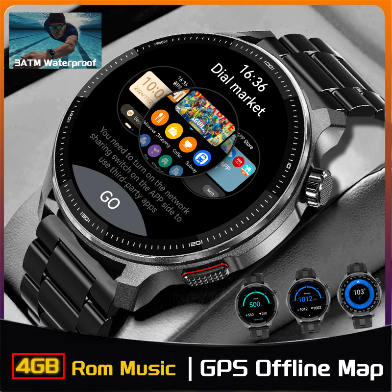 NEW 4G Memory GPS Offline Map  - огляд і ціна Watch Esim