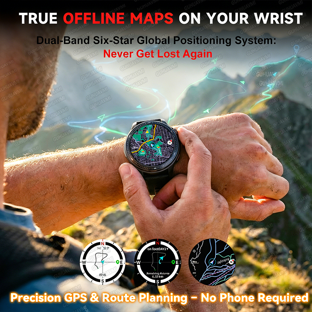 NEW 4G Memory GPS Offline Map  - огляд і ціна Watch Esim