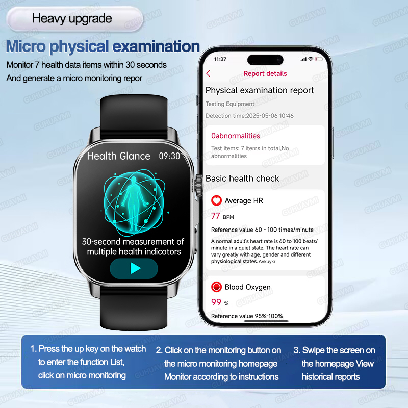 2026 Original Men Health Accur - огляд і ціна Smartwatch Health Watches For Men