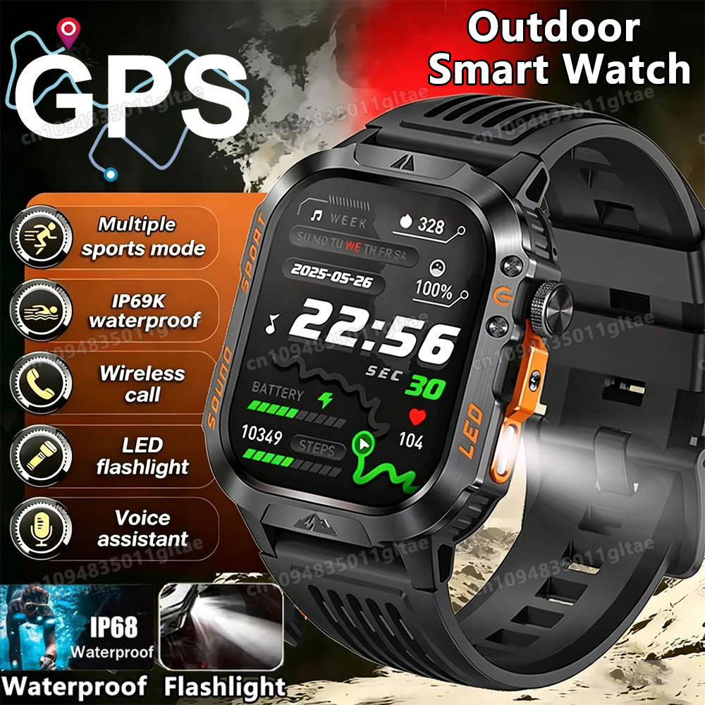 2026 New Military Smart Watch  - огляд і ціна Smartwatch Health Watches For Men
