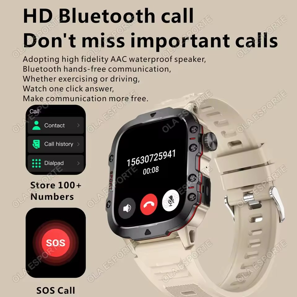 2026 New Military Smart Watch  - огляд і ціна Smartwatch Health Watches For Men