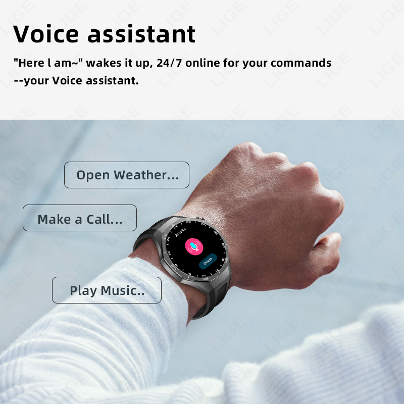 LIGE New ECG Monitor Watch Hea - огляд і ціна Smartwatch Health Watches For Men