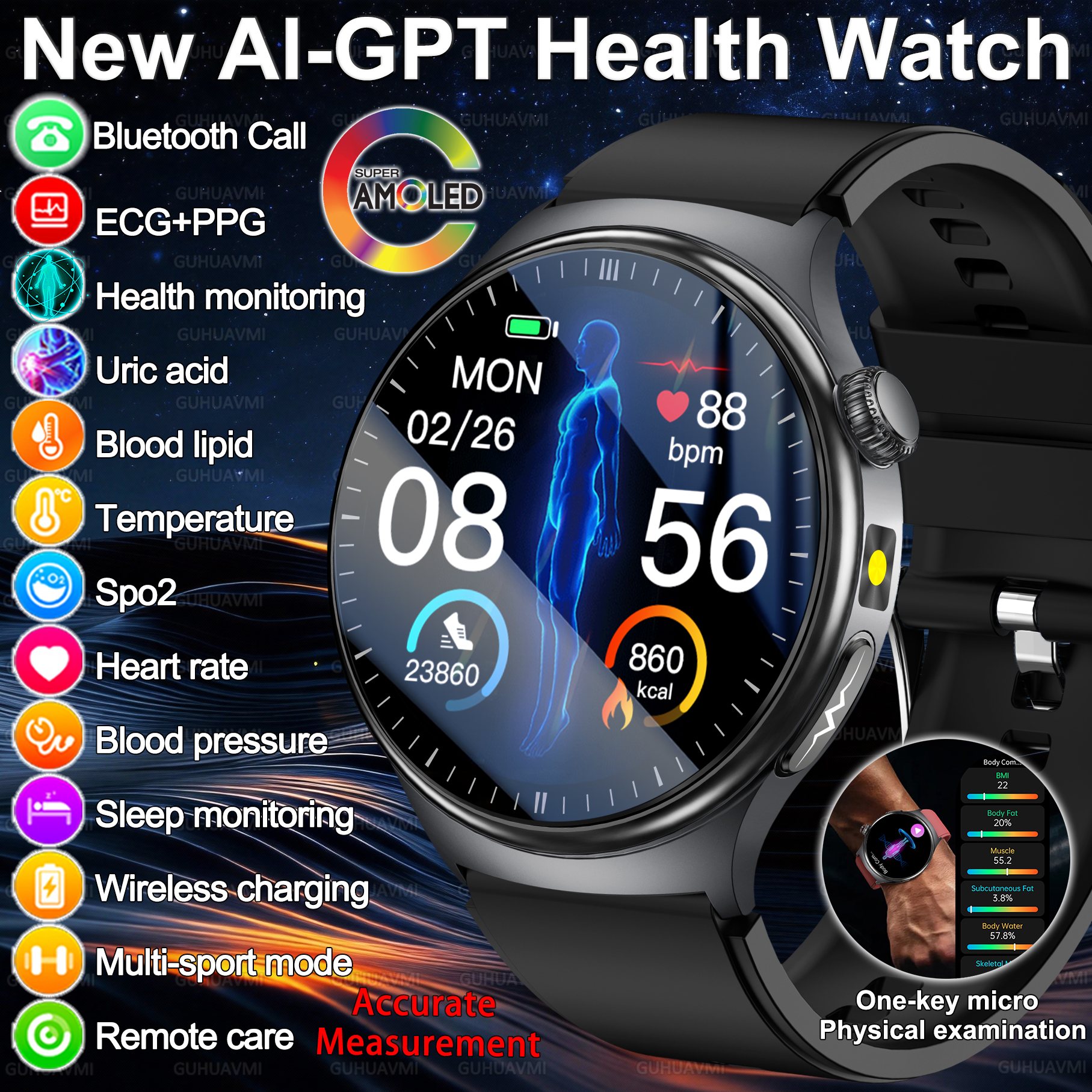2026 New Accurate Diagnosis Sm - огляд і ціна Smartwatch Health Watches For Women