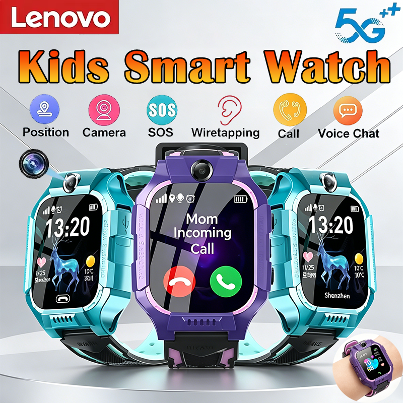 Lenovo 2026 New 5G Waterproof  - огляд і ціна Smartwatch Watches For Kid Boy Waterproof