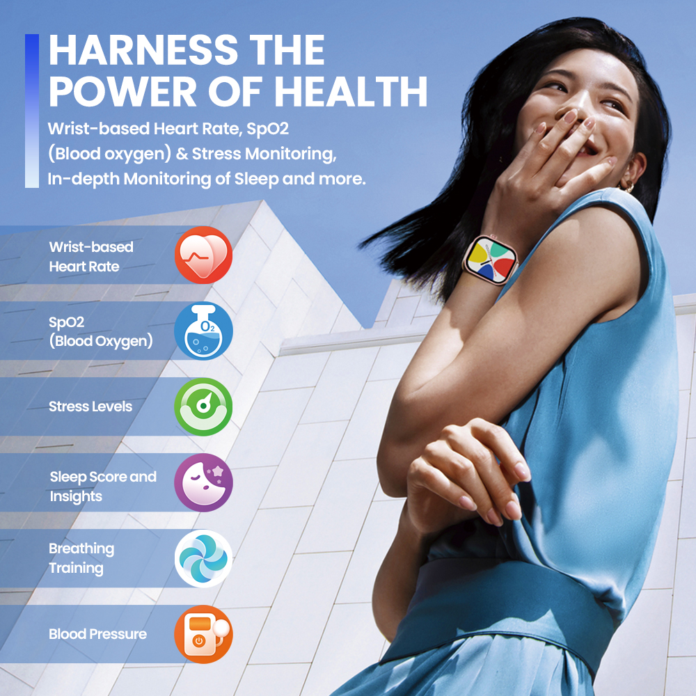 New Zeblaze Btalk Plus Voice C - огляд і ціна Smartwatch Health Watches For Women