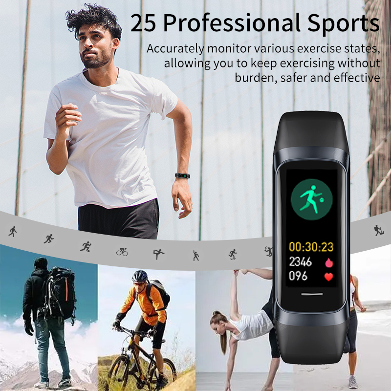 LIGE 1.1 Inch Amoled Heart Rat - огляд і ціна Smartwatch Health Watches For Women