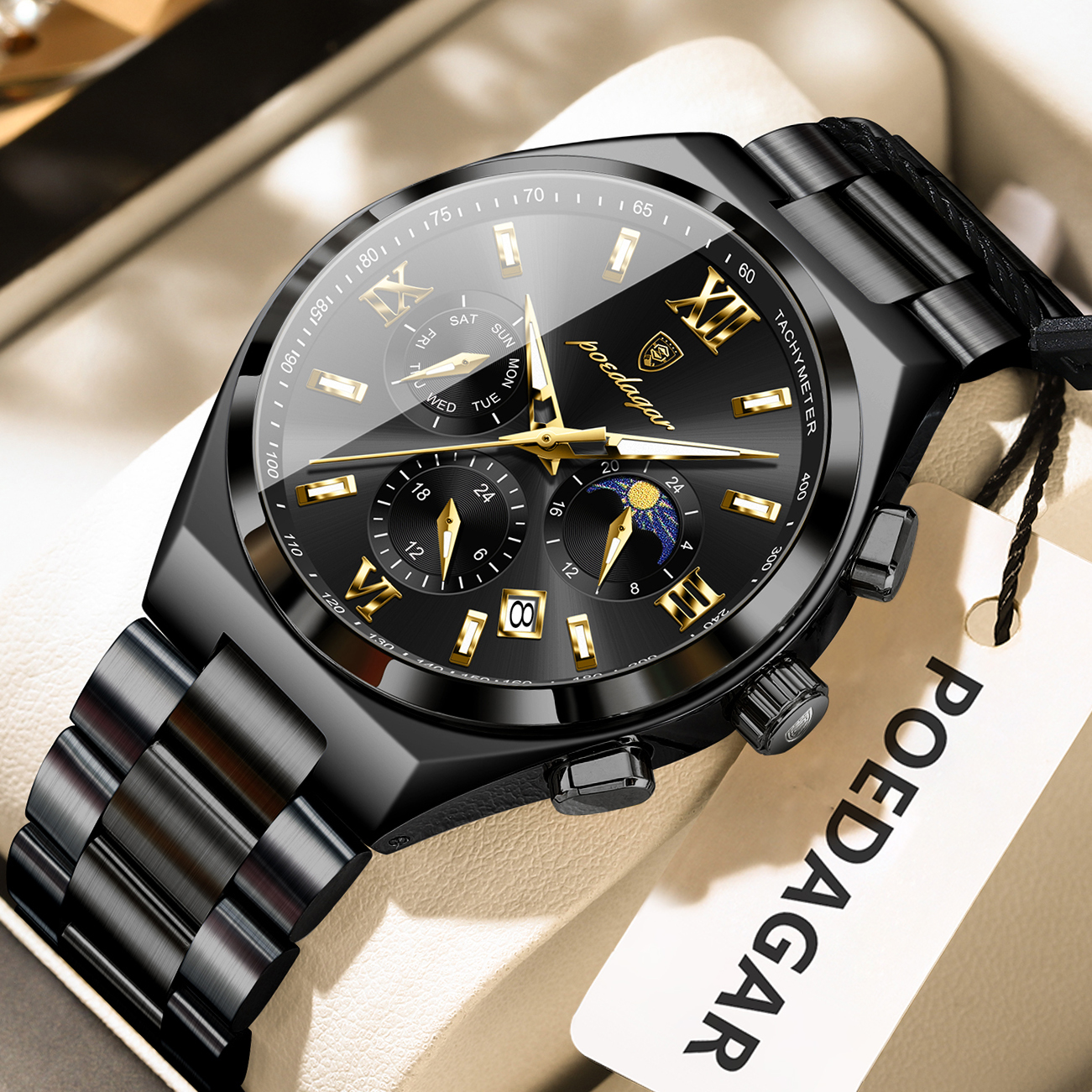 POEDAGAR Fashion Luxury Man Wr - огляд і ціна Smartwatch Luxury Watches For Men