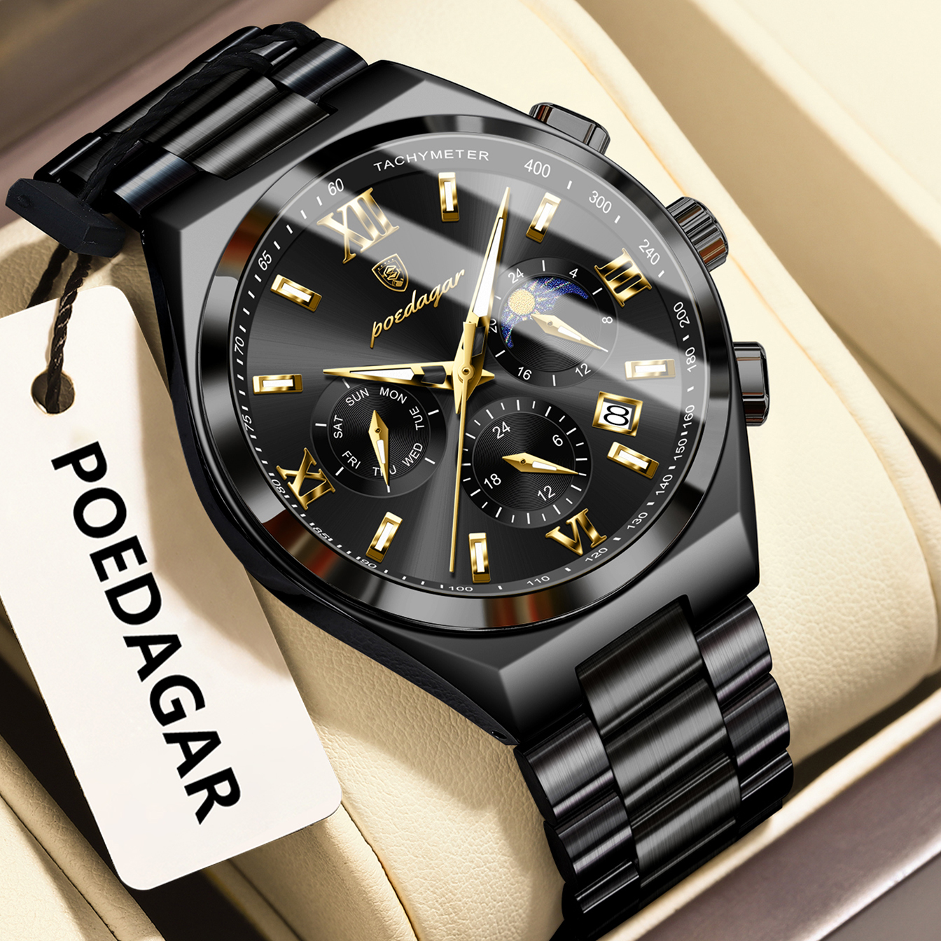 POEDAGAR Fashion Luxury Man Wr - огляд і ціна Smartwatch Luxury Watches For Men