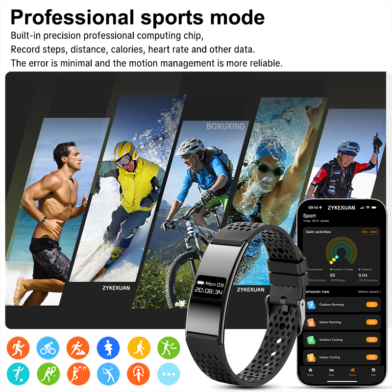 New Sport Smart Bracelet Men F - огляд і ціна Smartwatch Health Watches For Women