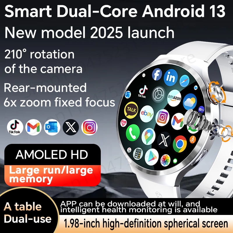 Smartwatch With 1.98 inch Amol - огляд і ціна Smartwatch Health Watches For Men
