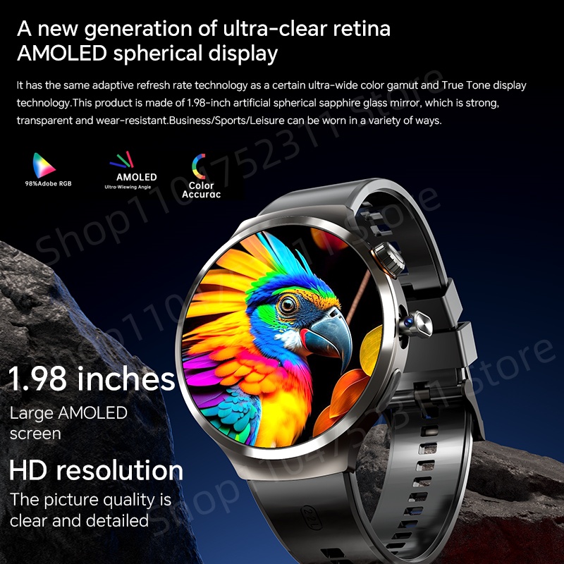 Smartwatch With 1.98 inch Amol - огляд і ціна Smartwatch Health Watches For Men