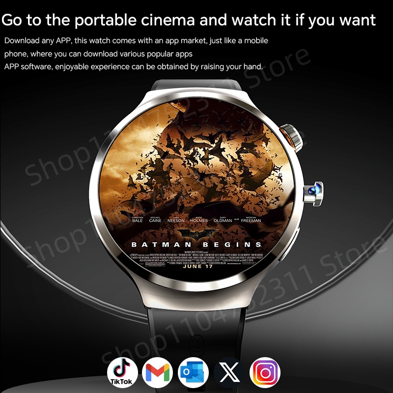 Smartwatch With 1.98 inch Amol - огляд і ціна Smartwatch Health Watches For Men
