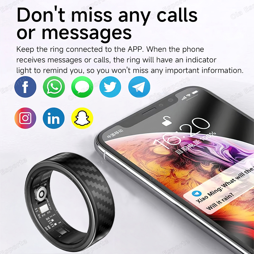 Newest Smart Ring Call Message - огляд і ціна Smartwatch Health Watches For Women