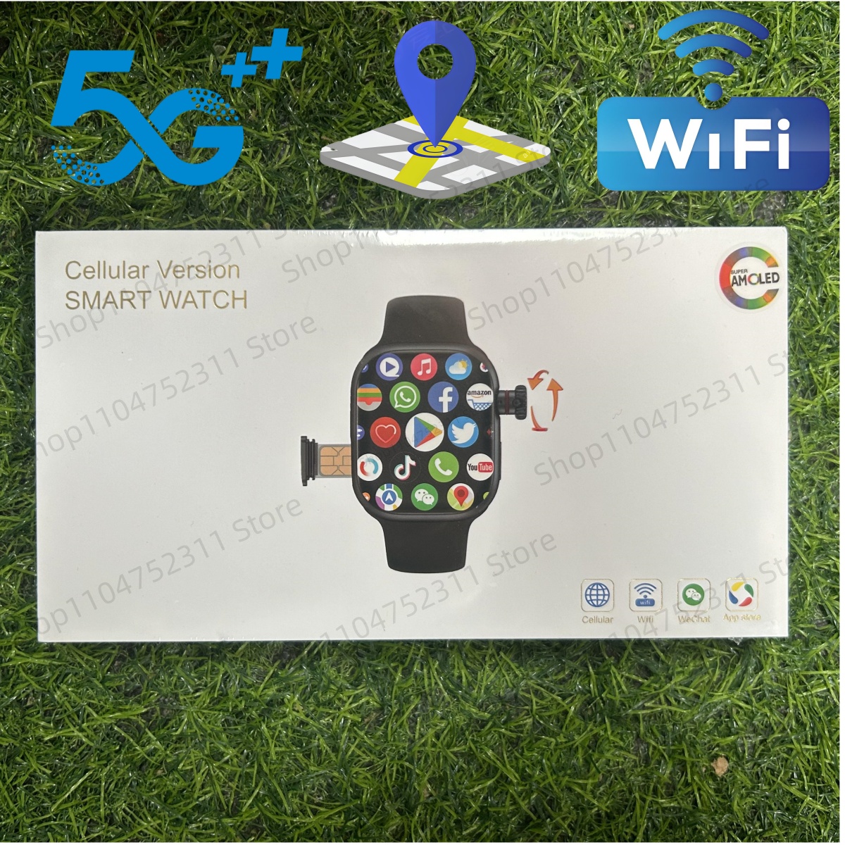 CD99 watch X 5G smartwatch 2.2 - огляд і ціна Smartwatch Health Watches