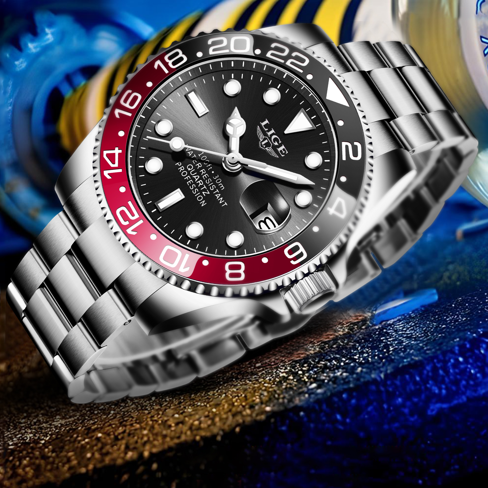 LIGE 2026 Men's watches busine - огляд і ціна Smartwatch Luxury Watches For Men