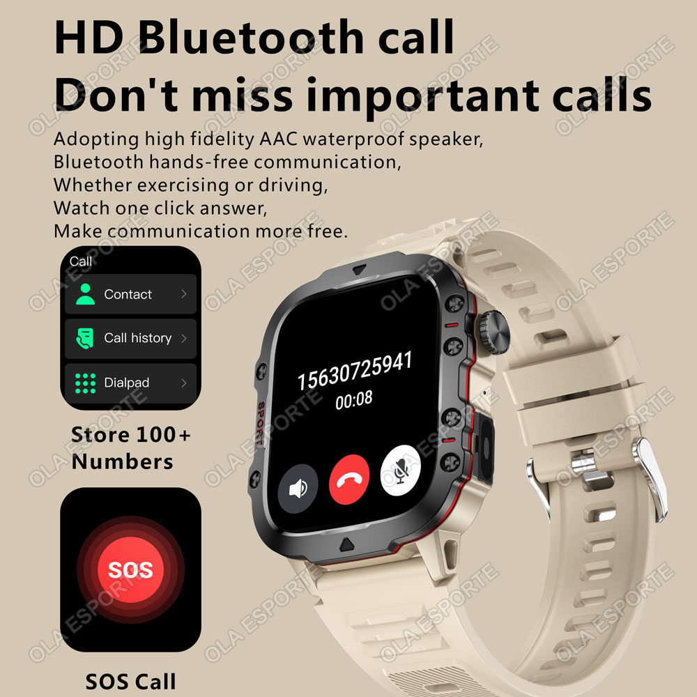 2026 New Military Smart Watch  - огляд і ціна Smartwatch Health Watches For Men