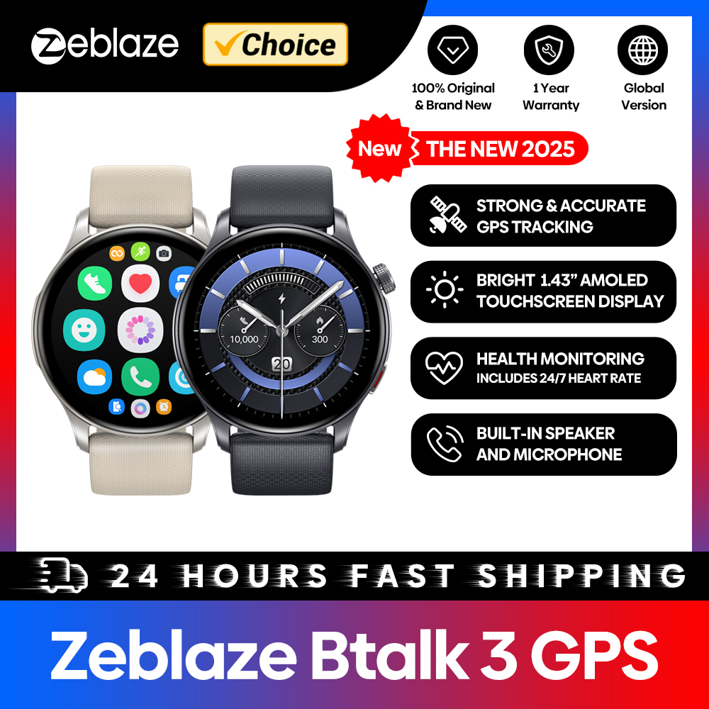New Zeblaze Btalk 3 GPS Smartw - огляд і ціна Watch Esim
